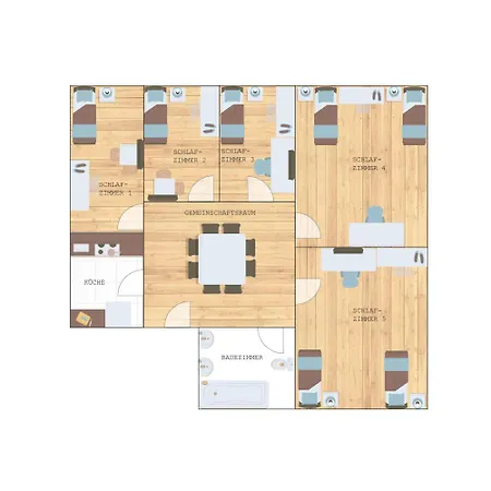 Bookandstay24 5 Zimmerwohnung Rhein Neckar Raum * Worms